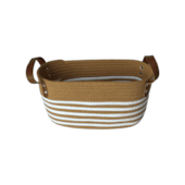 Cesto com Alça 30x19x15cm Mocca Paramount