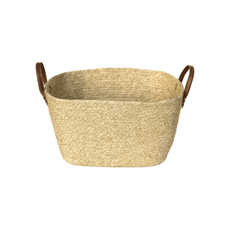 Cesto com Alça 36x27x20cm Mocca Paramount