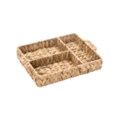 Cesto com Divisórias 32x26x6cm Seagrass Paramount