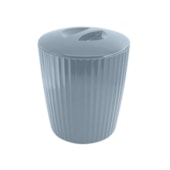Cesto de Lixo 5L Groove Azul Glacial Martiplast