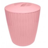 Cesto de Lixo Groove Rosa Martiplast