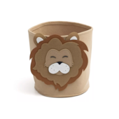 Cesto Infantil de Feltro Leão Oikos Cesto Infantil de Feltro Leão Oikos