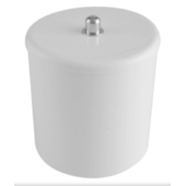 Cesto Multiuso Com Tampa CT4 Branco Astra  Cesto Multiuso Com Tampa CT4 Branco Astra