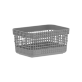 Cesto Organizador Grid 2,5L Cinza Ou Cesto Organizador Grid 2,5L Cinza Ou