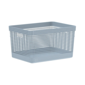 Cesto Organizador Grid 20L Azul Ou Cesto Organizador Grid 20L Azul Ou