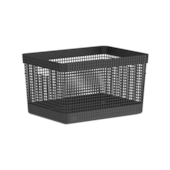 Cesto Organizador Grid 20L Preto Ou Cesto Organizador Grid 20L Preto Ou
