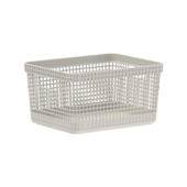 Cesto Organizador Grid 8L Bege Ou Cesto Organizador Grid 8L Bege Ou