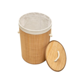 Cesto Redondo para Lavanderia Dobrável Casa Ok Cesto Redondo para Lavanderia Dobrável Casa Ok