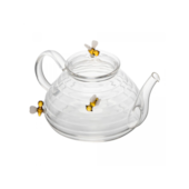 Chaleira de Vidro Borossilicato com Filtro Lovely Bee 650ml Lyor