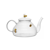 Chaleira de Vidro Borossilicato com Filtro Lovely Bee 650ml Lyor