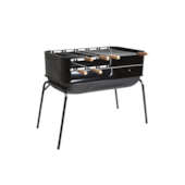 Churrasqueira Portatil com Grelha e Espetos Amazonas Mor Churrasqueira Portatil com Grelha e Espetos Amazonas Mor