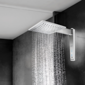Chuveiro Acqua Century Digital Branco e Cromado 6800W Lorenzetti