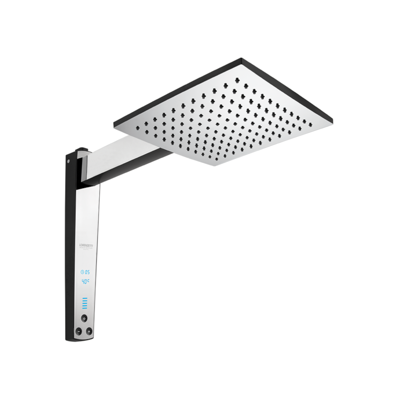 Chuveiro Acqua Century Digital Preto e Cromado 6800W Lorenzetti