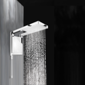 Chuveiro Acqua Storm Ultra Branco/Cromado 6800W Lorenzetti