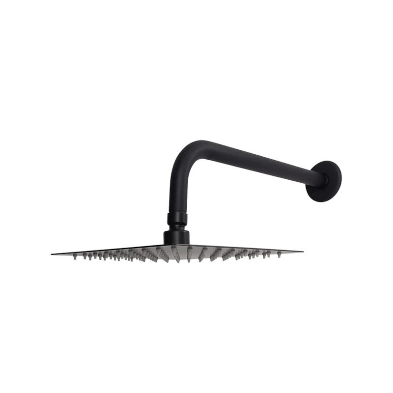 Chuveiro Articulado Quadrado Preto Urban Qualiz