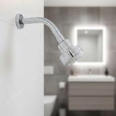 Chuveiro Articulado Redondo Cromado 68mm Qualiz