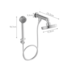 Chuveiro com Desviador e Ducha Manual Flex Cromado 1955.C Deca