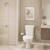 Chuveiro com Tubo de Parede Flex 1955.C.STD Deca