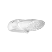 Chuveiro Elétrico Top Jet Turbo Eletrônica Branco 220V 7500W Lorenzetti