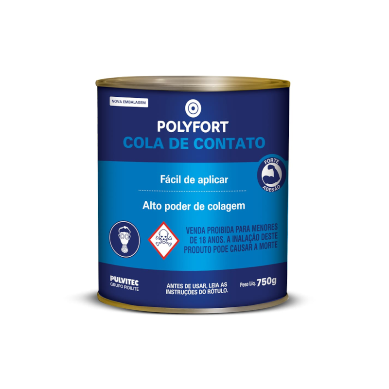 Cola Contato Polyplac 750g Pulvitec