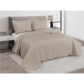 Colcha Bullet Queen 2,40x2,60m Bege Camesa