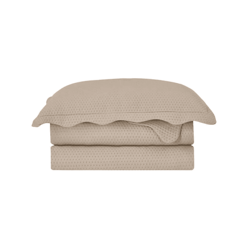 Colcha Bullet Queen 2,40x2,60m Bege Camesa