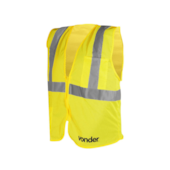 Colete Refletivo Bolso Amarelo Ziper Ref.CV104 Vonder