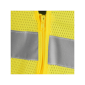 Colete Refletivo Bolso Amarelo Ziper Ref.CV104 Vonder