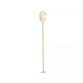 Colher Bailarina de Aço Inox Tress Dourado 26cm Lyor