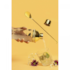 Colher Bailarina de Aço Inox Tress Dourado 26cm Lyor