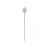 Colher Bailarina de Aço Inox Tress Prateado 26cm Lyor