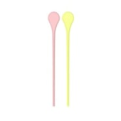 Colher Bailarina Vitra 2 Unidades Rosa/Amarelo Martiplast