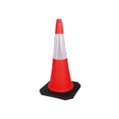 Cone de Sinalização CG 75025 Laranja Refletivo Carbografite