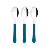 CONJ COLHERES INOX LEME 3PC AZUL TRAMONTINA