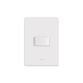 Conjunto 1 Interruptor Simples 10A com Placa Branca Simon