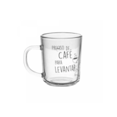 Conjunto 2 Canecas de Vidro Café 220ml Lyor