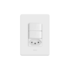 Conjunto 2 Interruptores Simples com Tomada 2P+T 10A Branco Simon
