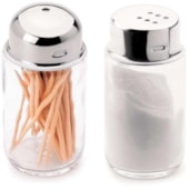 Conjunto 2 Peças Saleiro/Paliteiro 100 ML Forma Conjunto 2 Peças Saleiro/Paliteiro 100 ML Forma