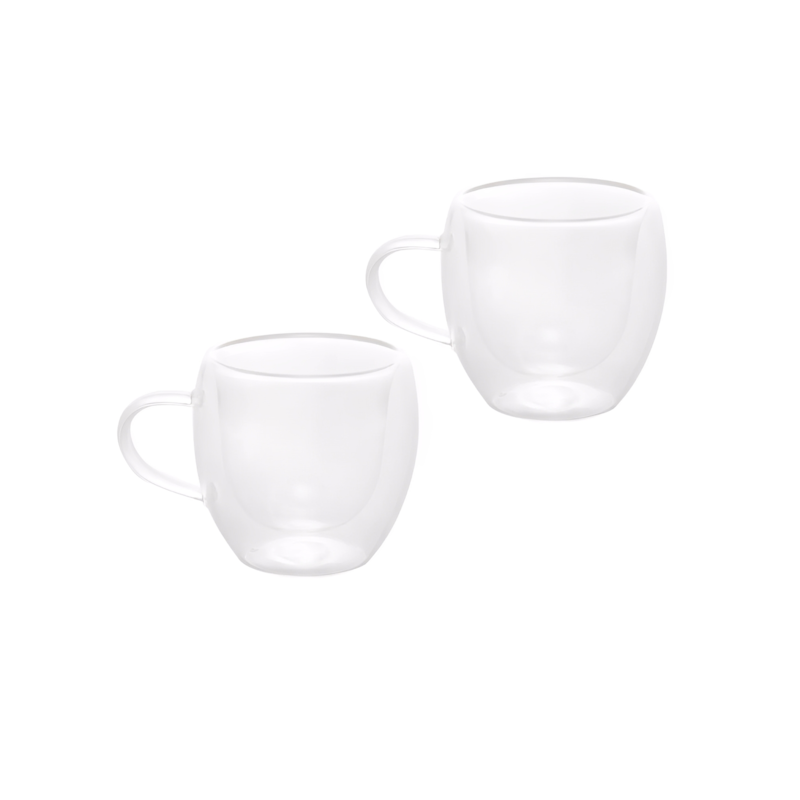 Conjunto 2 Xícaras Café Vidro