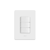 Conjunto 3 Interruptor Simples 10A com Placa Branca Simon