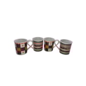 Conjunto 4 Canecas de Café 150ml Sortidas (Indicar conjunto de preferência via Chat Online)