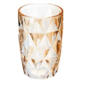 Conjunto 6 Copos Diamond Âmbar Metalizado 350ML Conjunto 6 Copos Diamond Âmbar Metalizado 350ML