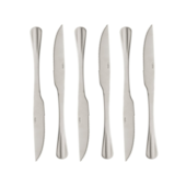 Conjunto 6 Facas para Churrasco Inox 23cm Lyor