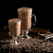 Conjunto 6 Taças de Cappuccino de Vidro com Pé 250ml Lyor