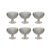 Conjunto 6 Taças de Sobremesa Diamond Rainbow 310ml Lyor