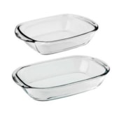 Conjunto Assadeira Retangular Sempre 2 Peças Nadir Conjunto Assadeira Retangular Sempre 2 Peças Nadir