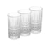 Conjunto de 3 Copos de Cristal Diamante 275ml Lyor