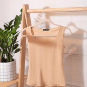 Conjunto de Cabides Veludo Bege 8 Peças Oikos