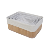 Conjunto de Cestos Organizadores 4 Peças Casa Ok Conjunto de Cestos Organizadores 4 Peças Casa Ok