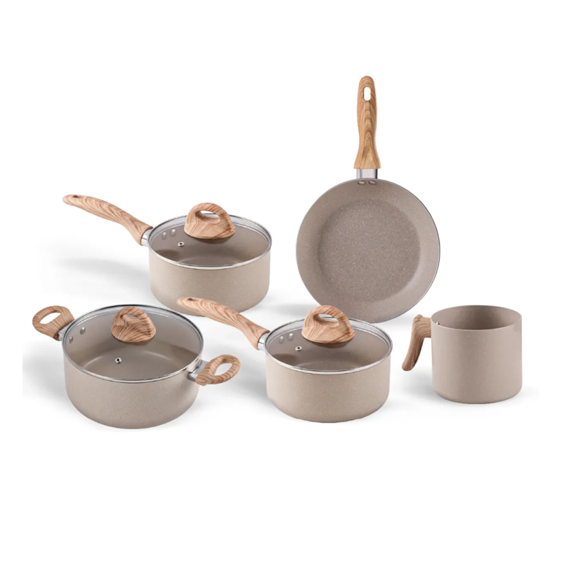 Conjunto de Panela 5 Peças Smart Plus Areia Brinox